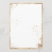 Einfache Elegante Watercolor Grüne Weinroute Mendr Einladung (Rückseite)