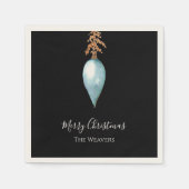 Einfache Elegante Watercolor Serviette (Vorderseite)