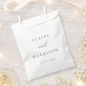 Einfache Elegante Wedding Favor Bag Geschenktütchen (Ausgeschnitten)