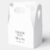 Einfache Elegante Wedding Favor Box Geschenkschachtel (Geöffnet)