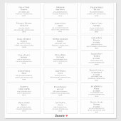 Einfache Elegante Wedding Guest Address Labels