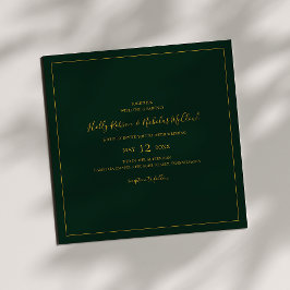 Einfache Elegante Weihnachten | Hochzeit auf dem G Einladung