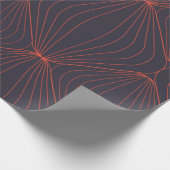 Einfache, elegante Weihnachten-inspirierte grafisc Geschenkpapier (Ecke)