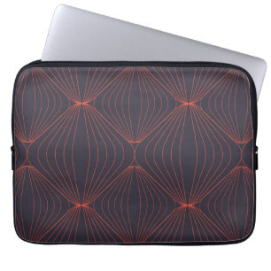 Einfache, elegante Weihnachten-inspirierte grafisc Laptopschutzhülle