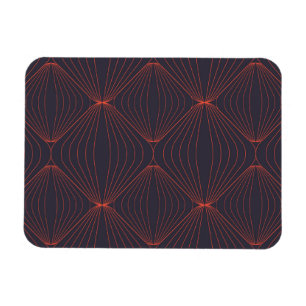 Einfache, elegante Weihnachten-inspirierte grafisc Magnet