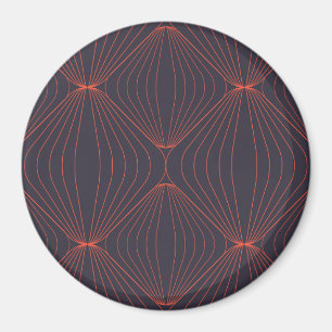 Einfache, elegante Weihnachten-inspirierte grafisc Magnet