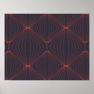 Einfache, elegante Weihnachten-inspirierte grafisc Poster