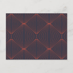 Einfache, elegante Weihnachten-inspirierte grafisc Postkarte
