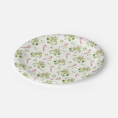 Einfache Elegante Weihnachten Pappteller (Schrägansicht)