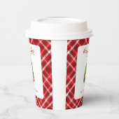 Einfache Elegante Weihnachten Pine Tree Pappbecher (Links)