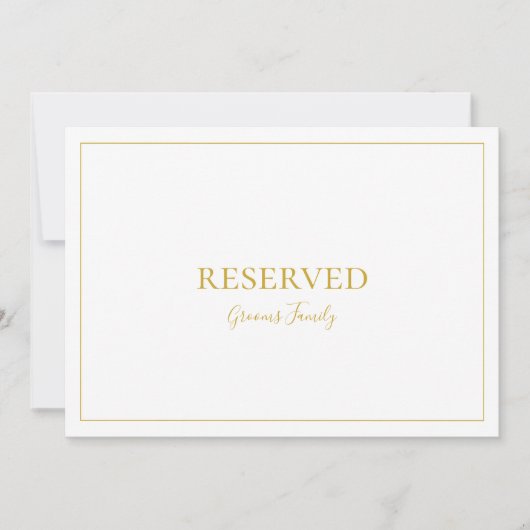 Einfache Elegante Weihnachten | Weißes Zeichen (Vorderseite)