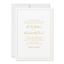 Einfache, elegante Weihnachts-Einladung