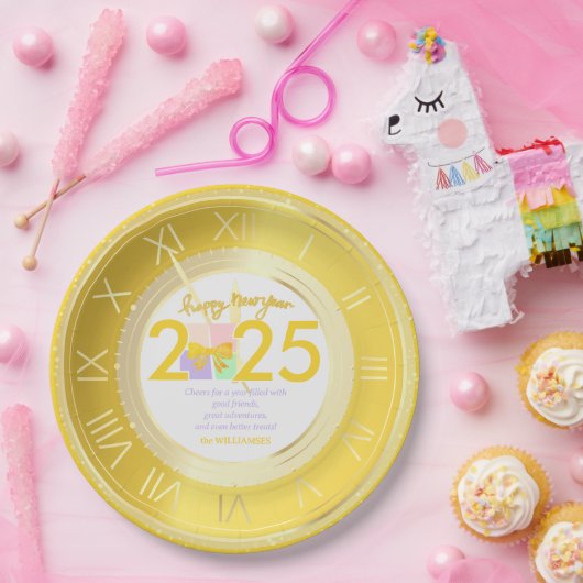 Einfache Elegante Weihnachts-Geschenkboxen Bow Pappteller (Party)