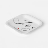 Einfache elegante Weihnachts-Joy-Feier Pappteller (Gewinkelt)