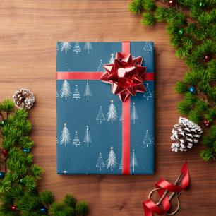 Einfache Elegante Weihnachts-Muster Urlaub Geschenkpapier