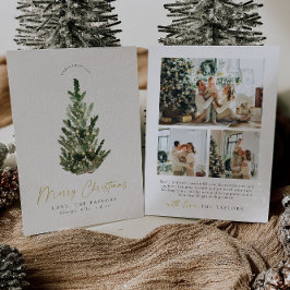 Einfache, elegante Weihnachtsbaum-Foto Weihnachten