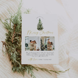 Einfache, elegante Weihnachtsbaum-Foto Weihnachten