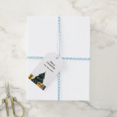 Einfache Elegante Weihnachtsbaum-Geschenkboxen Geschenkanhänger (Mit Garn)