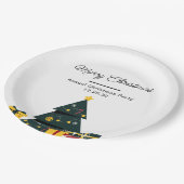 Einfache Elegante Weihnachtsbaum-Geschenkboxen Pappteller (Schrägansicht)