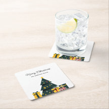 Einfache Elegante Weihnachtsbaum-Geschenkboxen