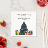 Einfache Elegante Weihnachtsbaum-Geschenkboxen Serviette (Beispiel)