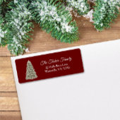 Einfache Elegante Weihnachtsbaum Party Einladung R