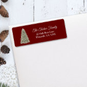 Einfache Elegante Weihnachtsbaum Party Einladung R
