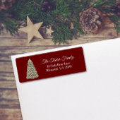 Einfache Elegante Weihnachtsbaum Party Einladung R