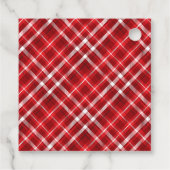 Einfache Elegante Weihnachtsbaume Geschenkanhänger (Rückseite)