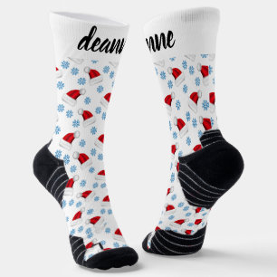 Einfache elegante Weihnachtsfamilie Socken