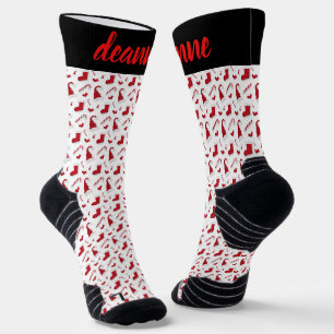 Einfache elegante Weihnachtsfamilie Socken