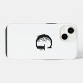 EINFACHE ELEGANTE WEISSE MONOGRAMM SCHREIBEN G DES iPhone HÜLLE (Rückseite (Horizontal))