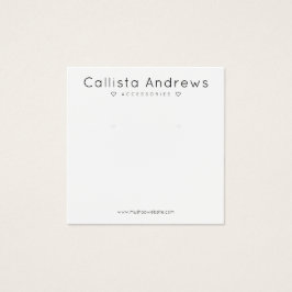 Einfache, elegante, weiße, schwarze Herzen