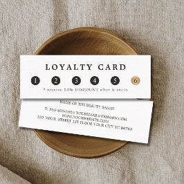 Einfache Elegante Weißes Imitat Treuekarte