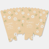 Einfache elegante White Daisies Summer Baby Dusche Geschenkschachtel (Ungeklappt)