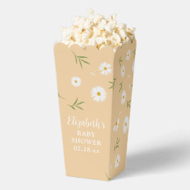 Einfache elegante White Daisies Summer Baby Dusche Geschenkschachtel