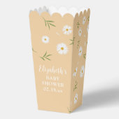 Einfache elegante White Daisies Summer Baby Dusche Geschenkschachtel (Vorderseite)