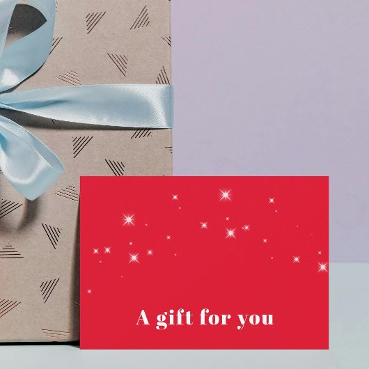 Einfache Elegante White Stars Rote Schönheit