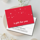 Einfache Elegante White Stars Rote Schönheit