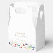 Einfache Elegante Wildblume Babydusche Geschenkschachtel (Geöffnet)