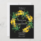 Einfache Elegante Wildblume Einladung (Vorderseite)