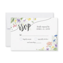 Einfache elegante Wildblumen Boho Wedding