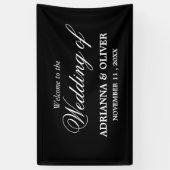 Einfache elegante willkommene banner (Vertikal)