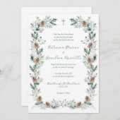 Einfache, elegante Winterlandschaft Christliche Ho Einladung (Vorne/Hinten)