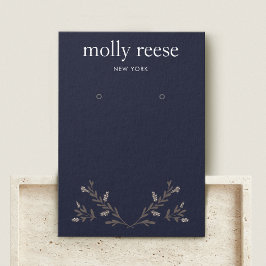 Einfache elegante Zweigstellenkarte für die Erdung