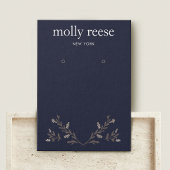 Einfache elegante Zweigstellenkarte für die Erdung