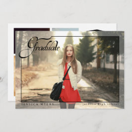 Einfache Eleganz, Ankündigung von Abschluss Foto