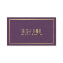 Einfache Eleganz Art Deco Stil Lila/Imitats Gold