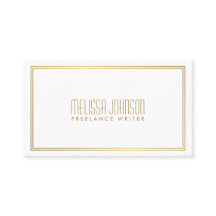 Einfache Eleganz Art Deco Stil Weiß/Imitate Gold
