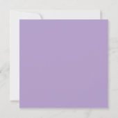 Einfache Eleganz! Flache Save-the-Date-Karte (Rückseite)